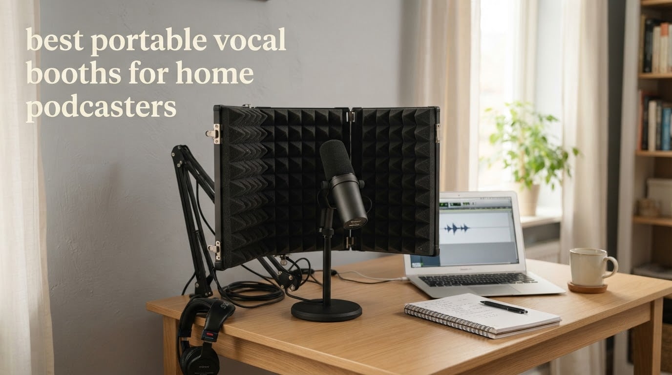 best portable vocal booths for home podcasters