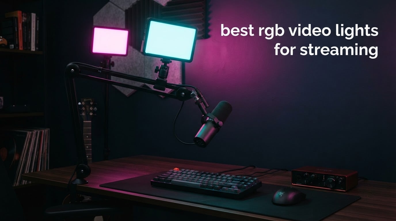 best rgb video lights for streaming