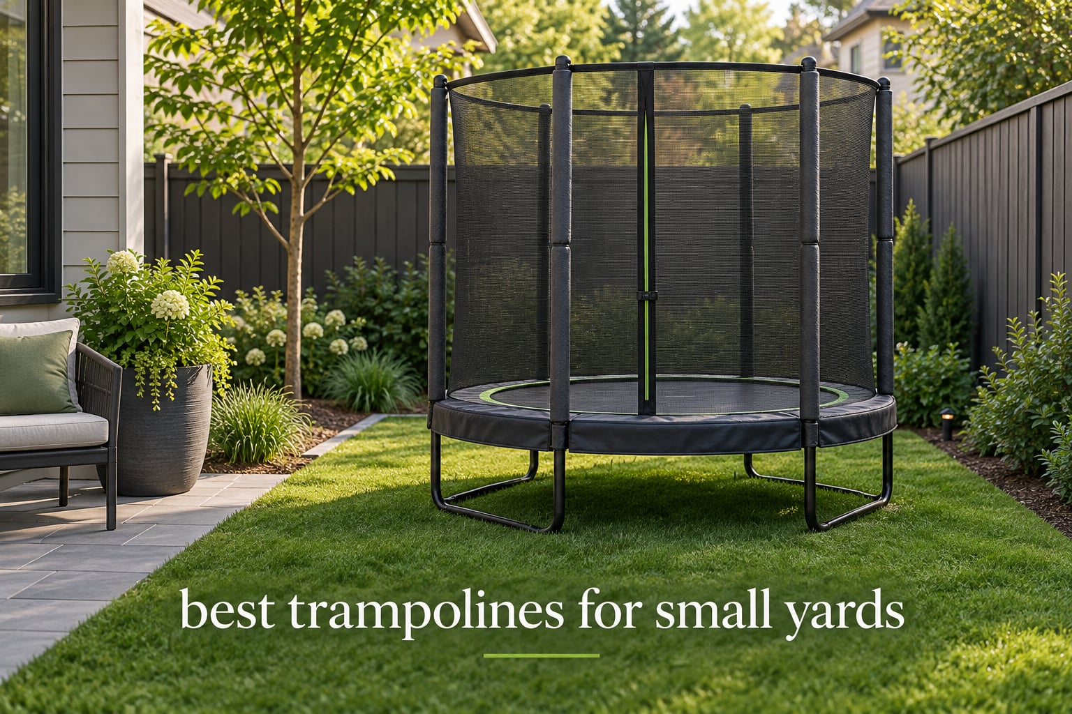 best trampolines for small yards