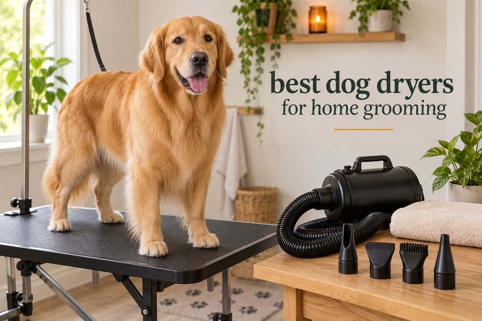 best dog dryers for home grooming