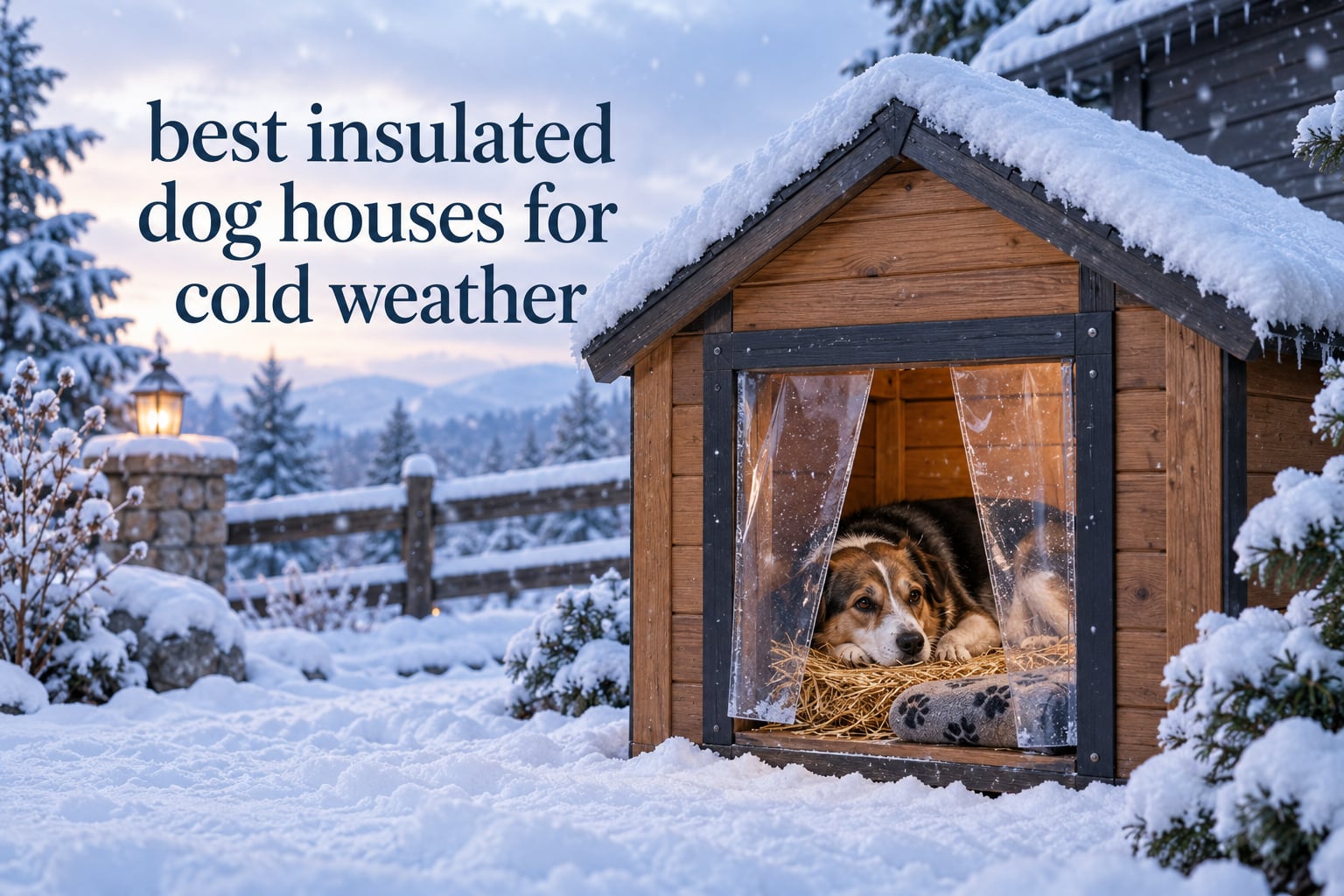 best insulated dog houses for cold weather