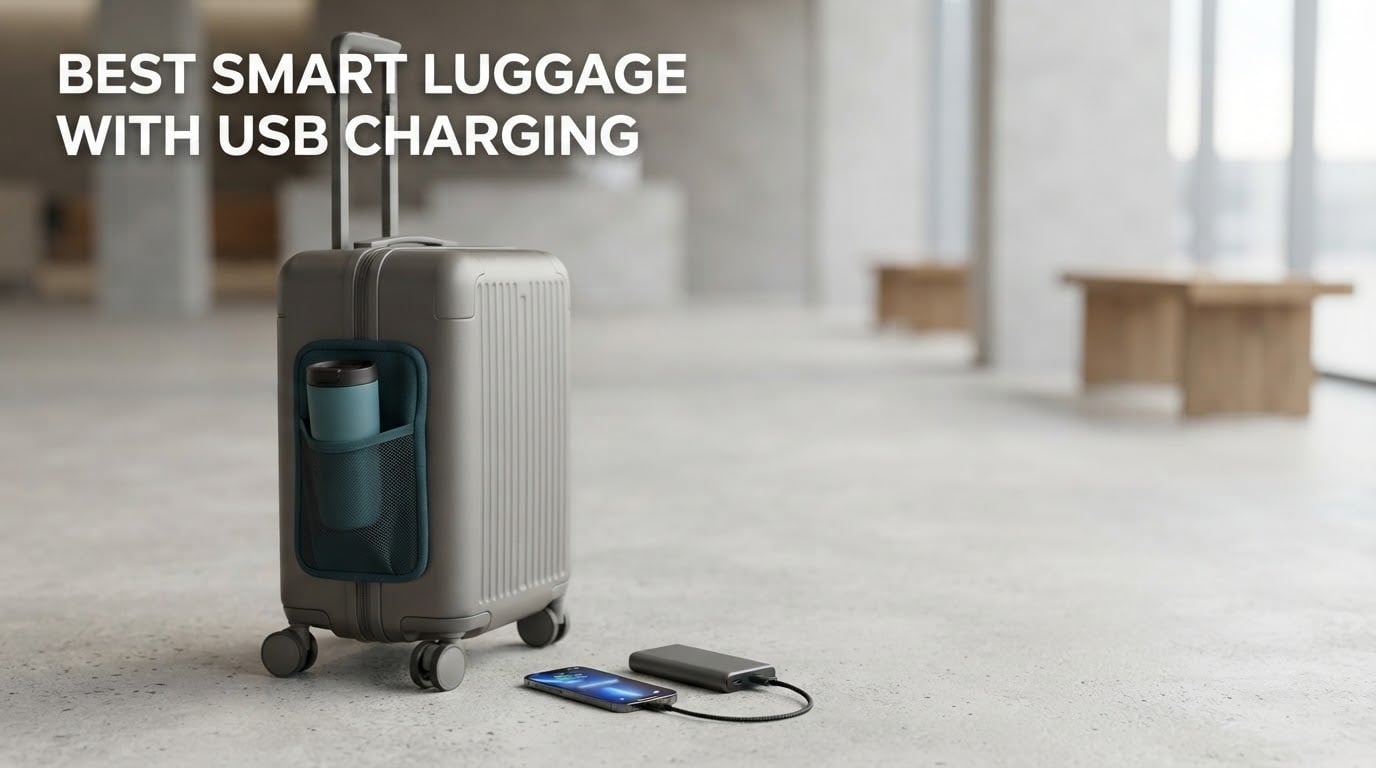 best smart luggage with usb charging