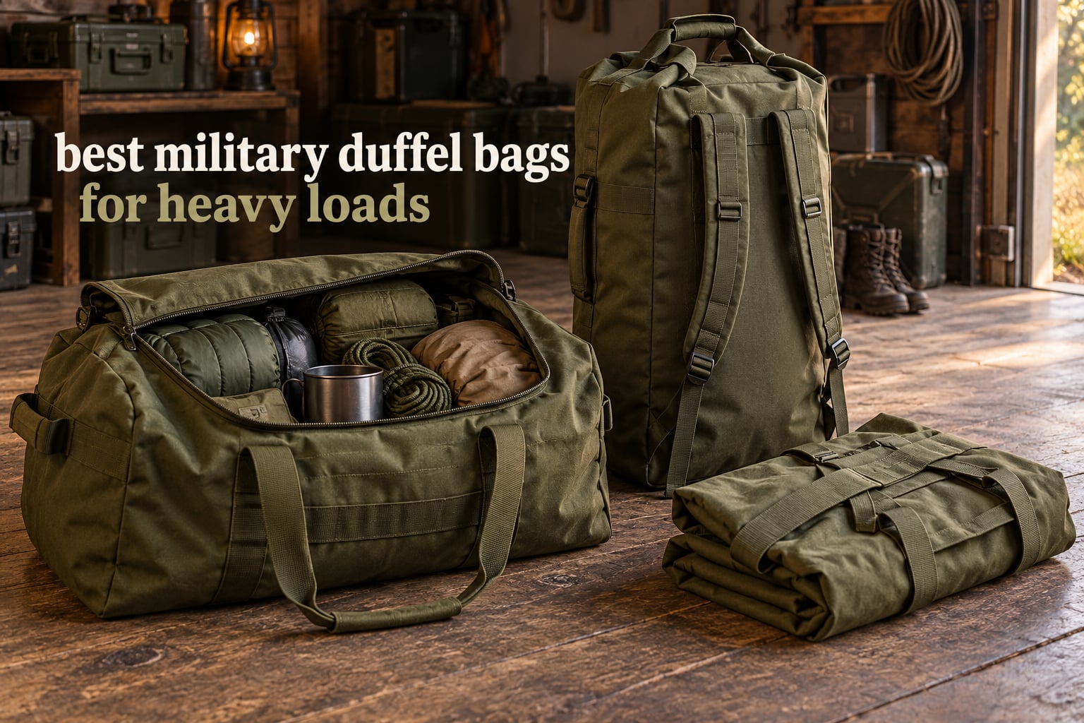 best military duffel bags for heavy loads