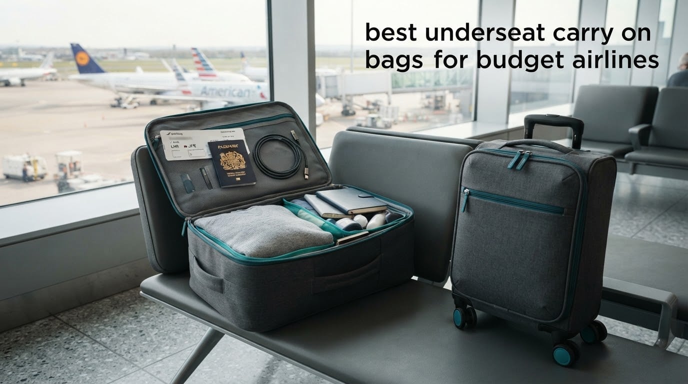 best underseat carry on bags for budget airlines