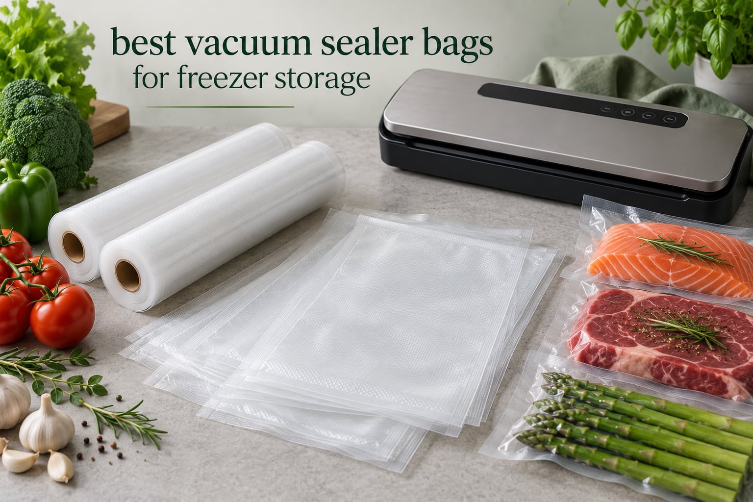 best vacuum sealer bags for freezer storage