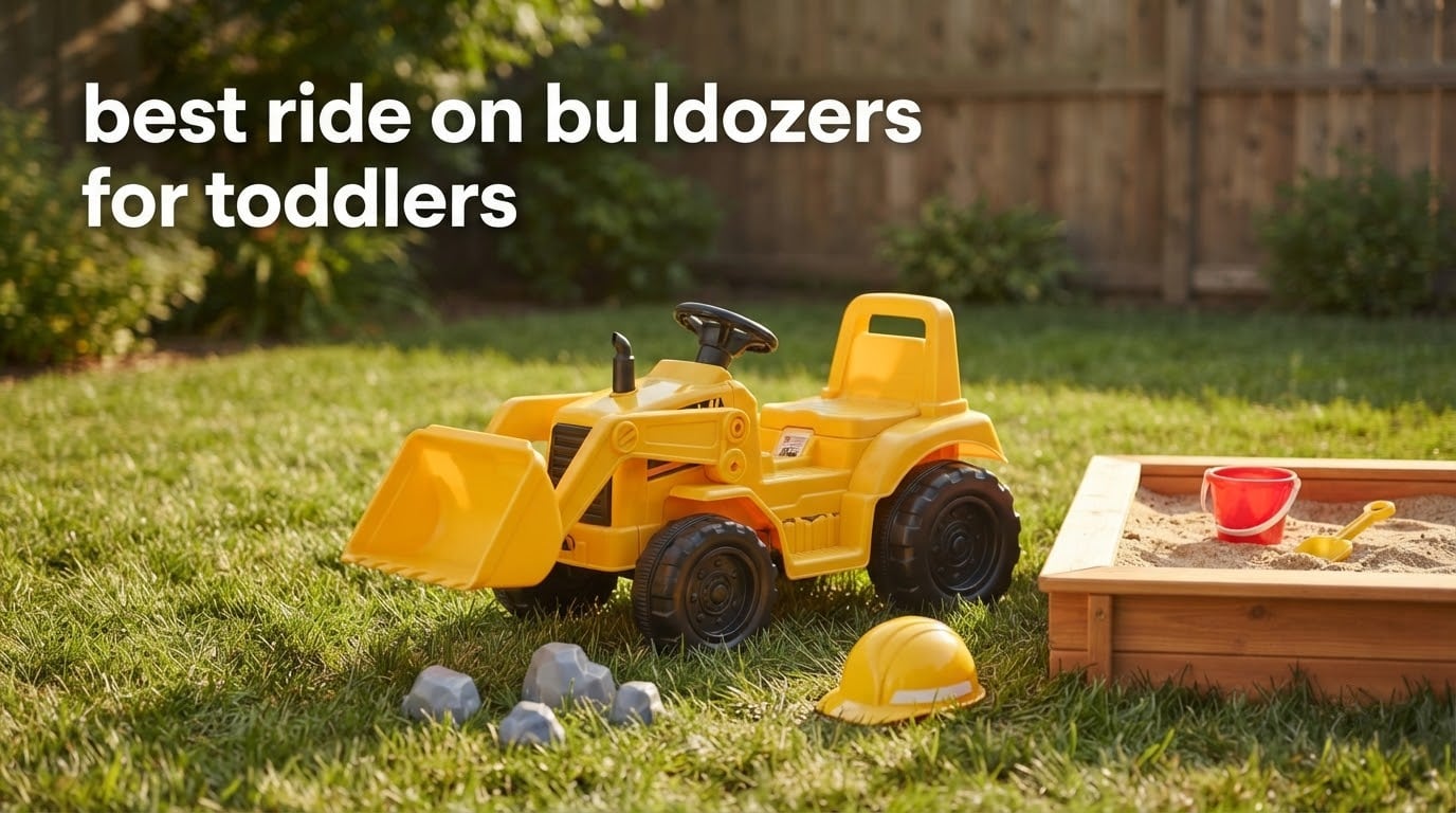 best ride on bulldozers for toddlers