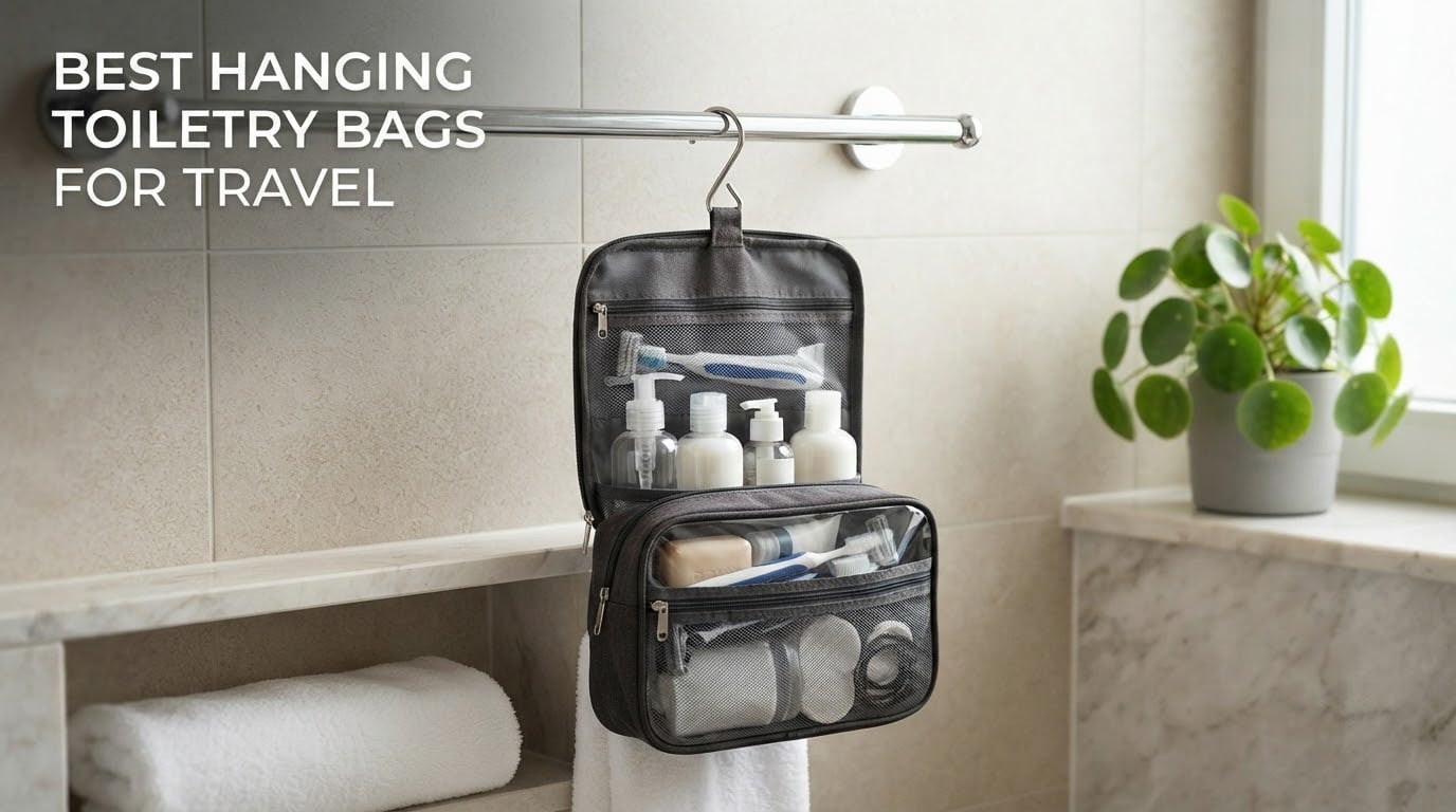 best hanging toiletry bags for travel