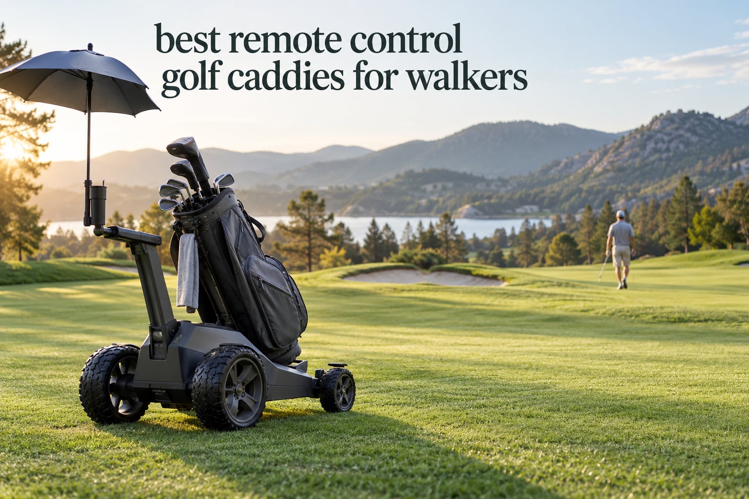 best remote control golf caddies for walkers