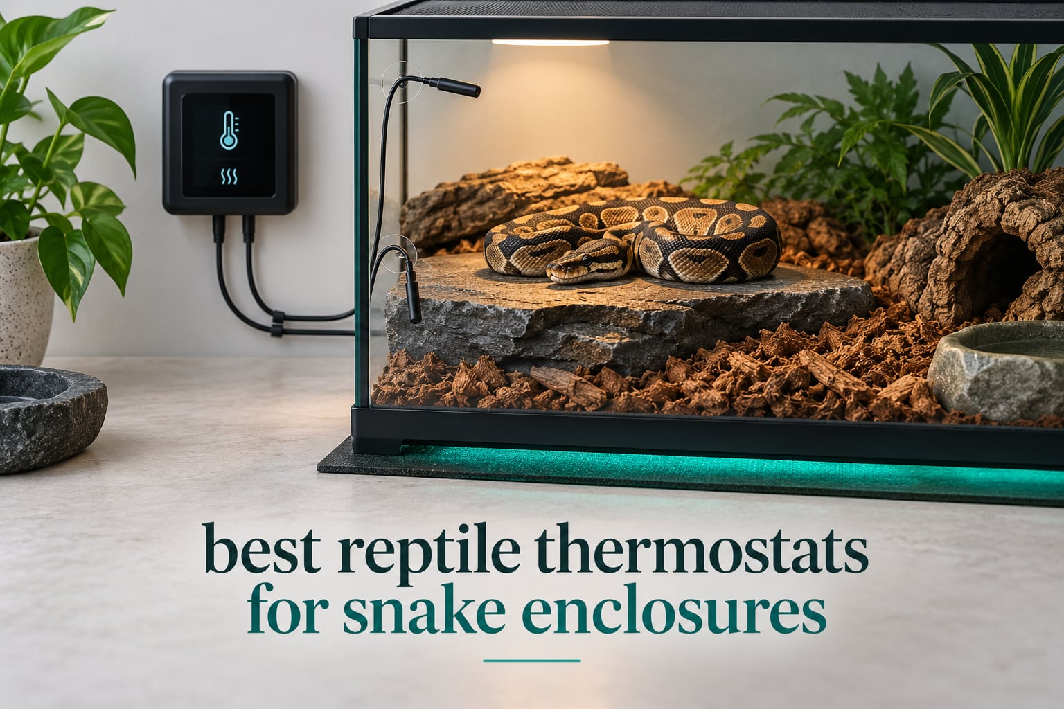 best reptile thermostats for snake enclosures
