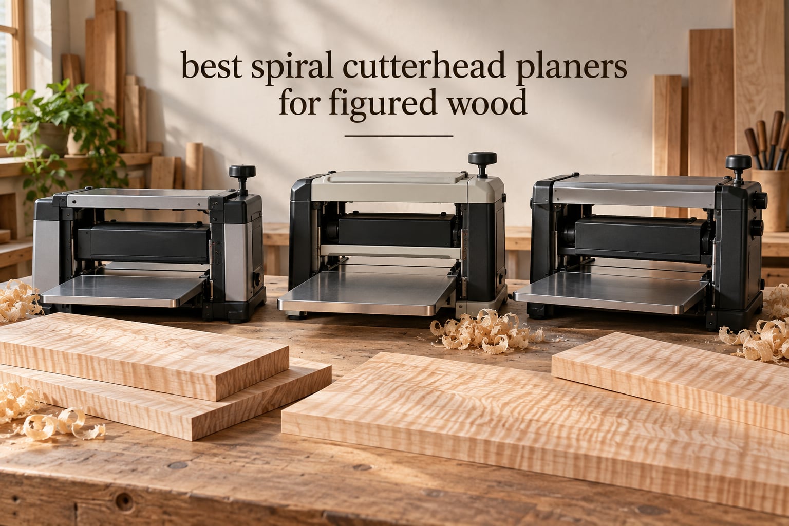 best spiral cutterhead planers for figured wood
