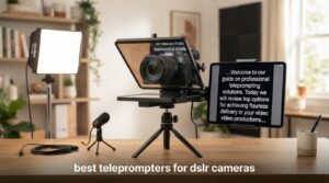 best teleprompters for dslr cameras
