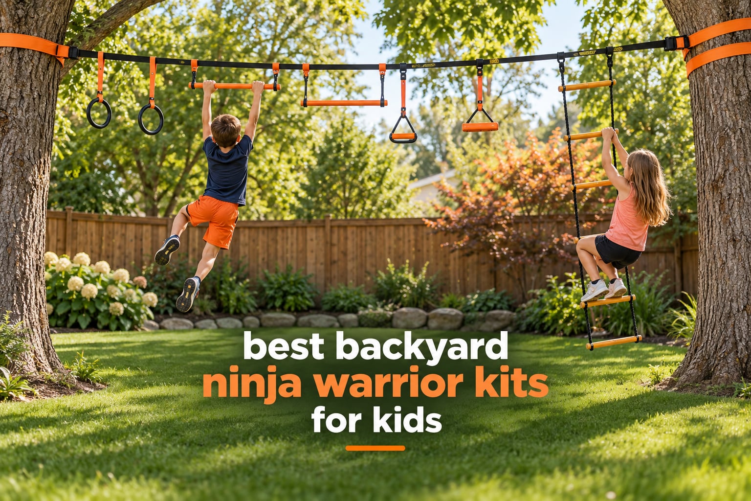 best backyard ninja warrior kits for kids