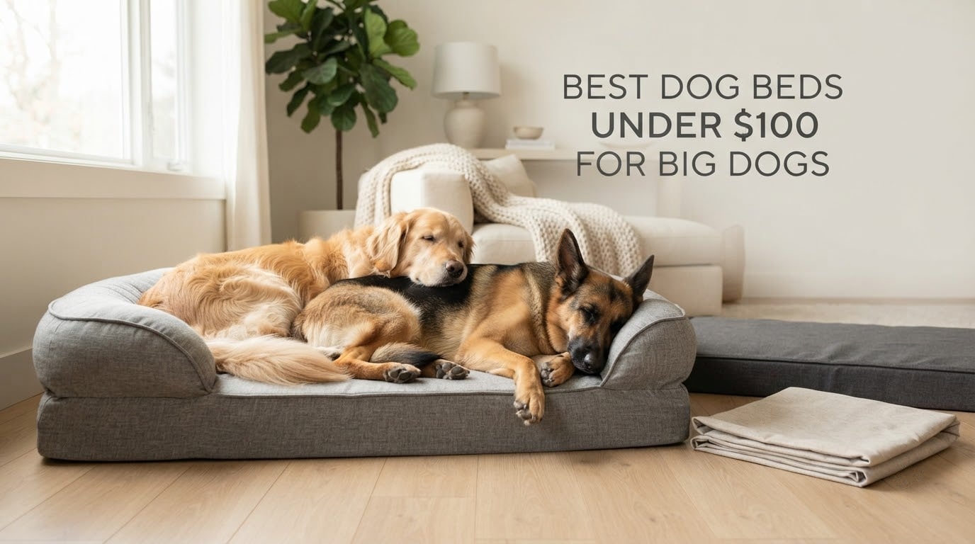 best dog beds under $100 for big dogs