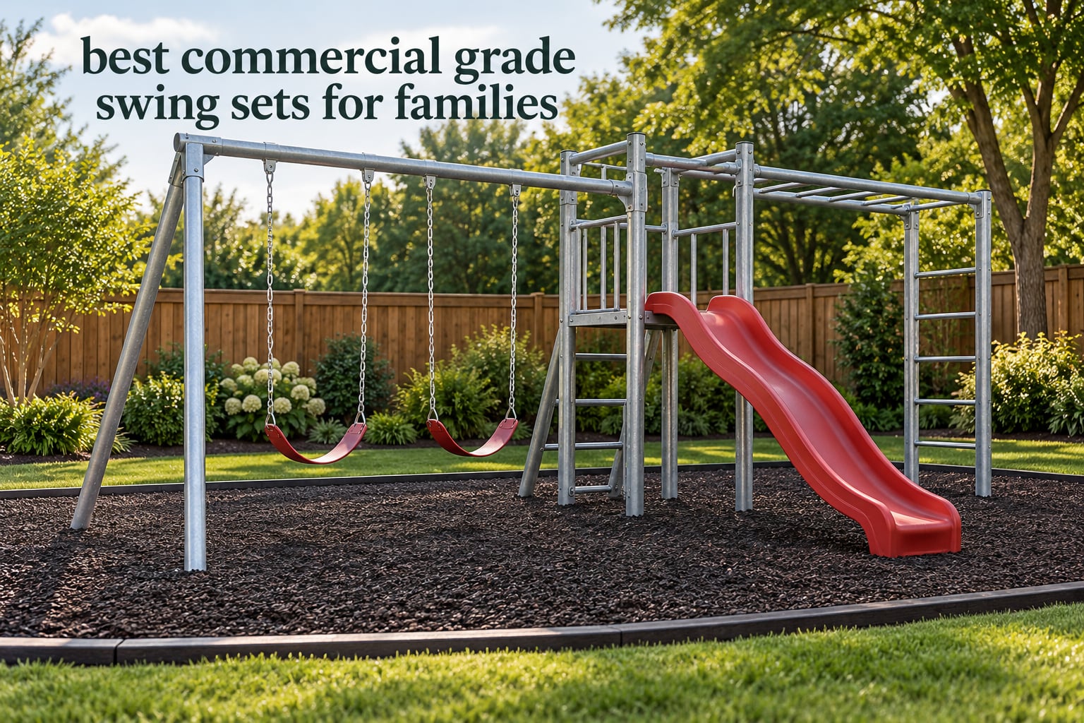 best commercial grade swing sets for families
