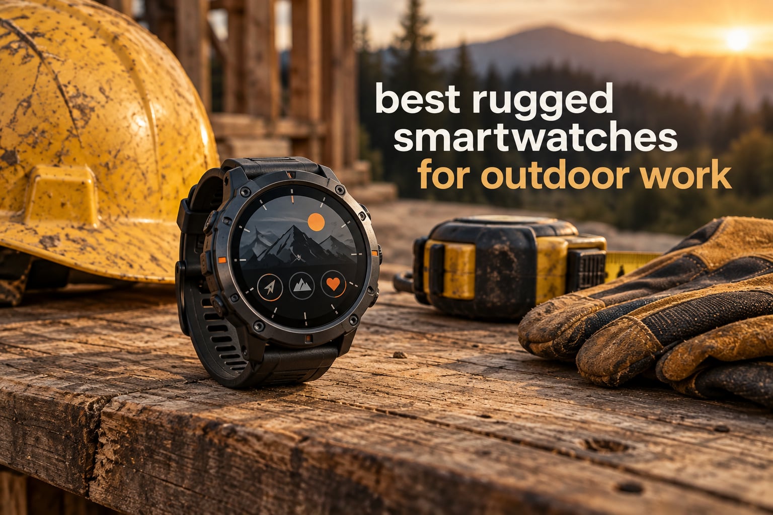 best rugged smartwatches for outdoor work
