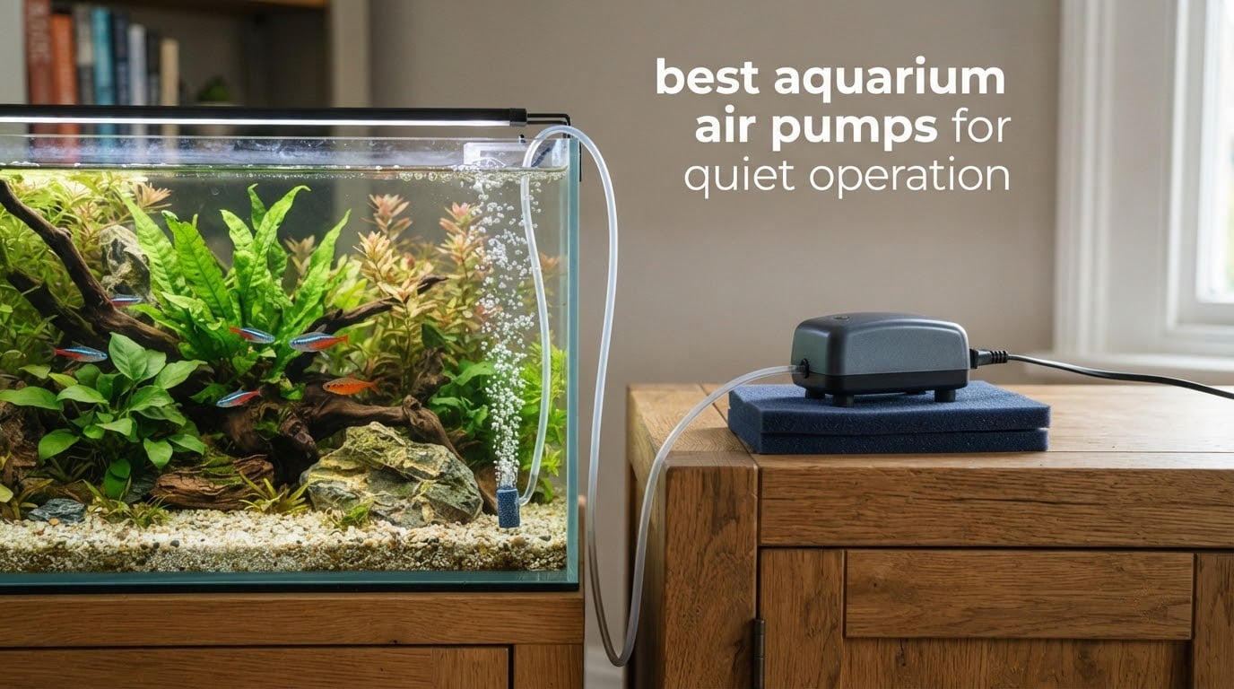 best aquarium air pumps for quiet operation