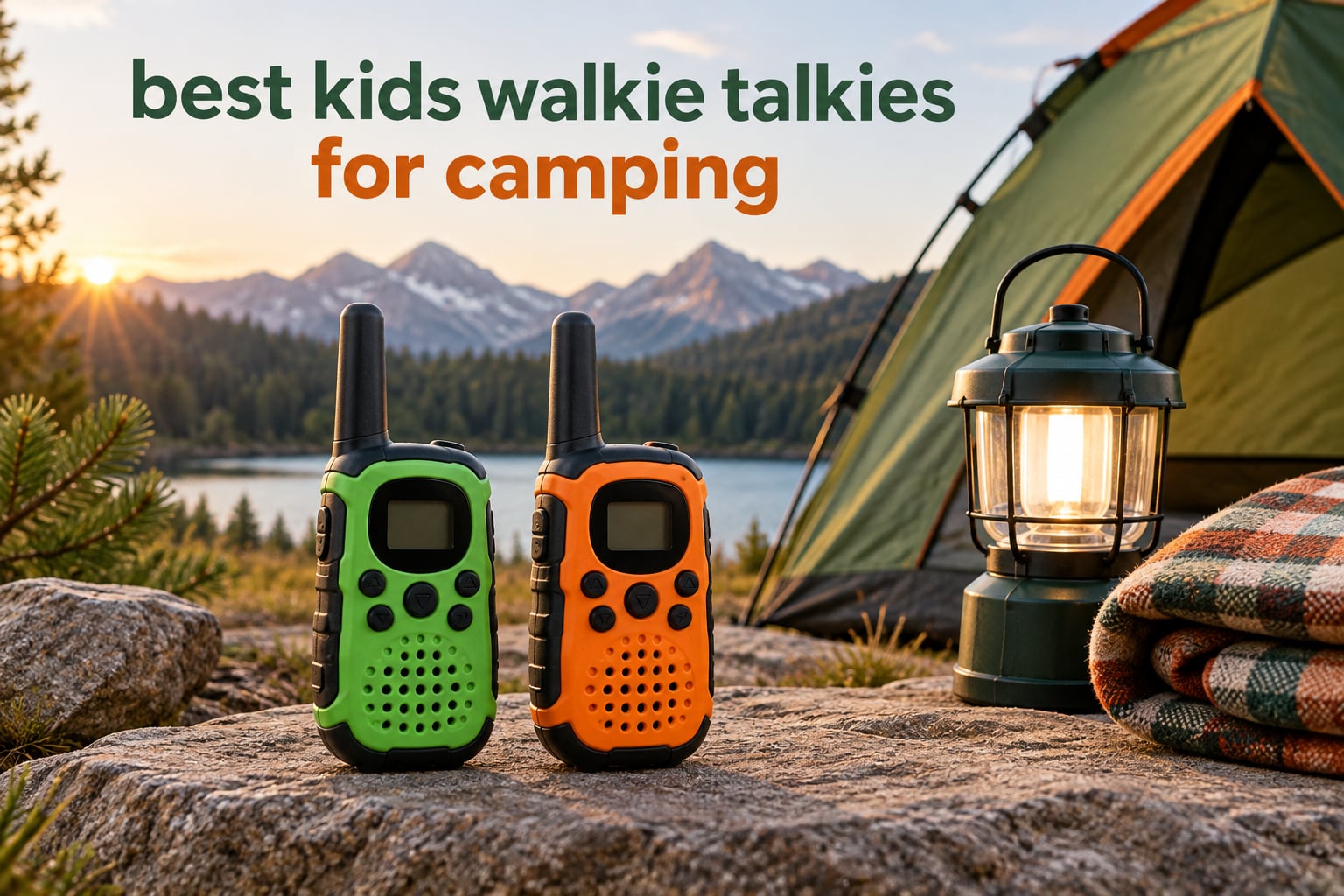 best kids walkie talkies for camping