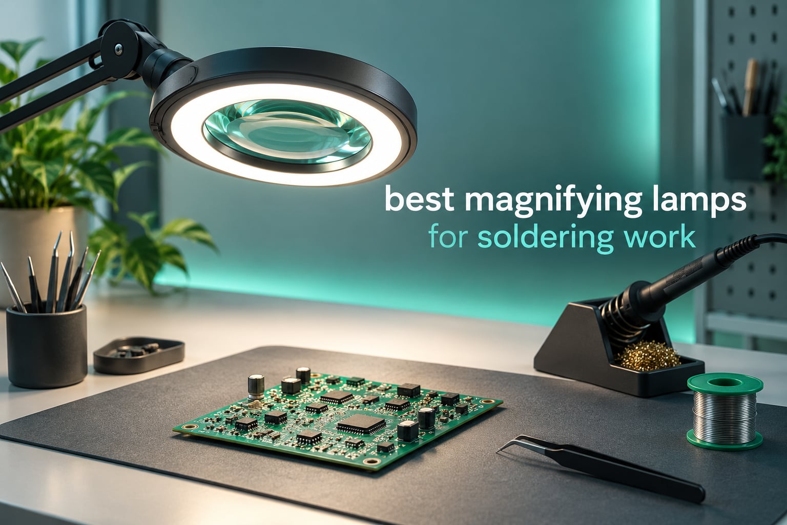 best magnifying lamps for soldering work