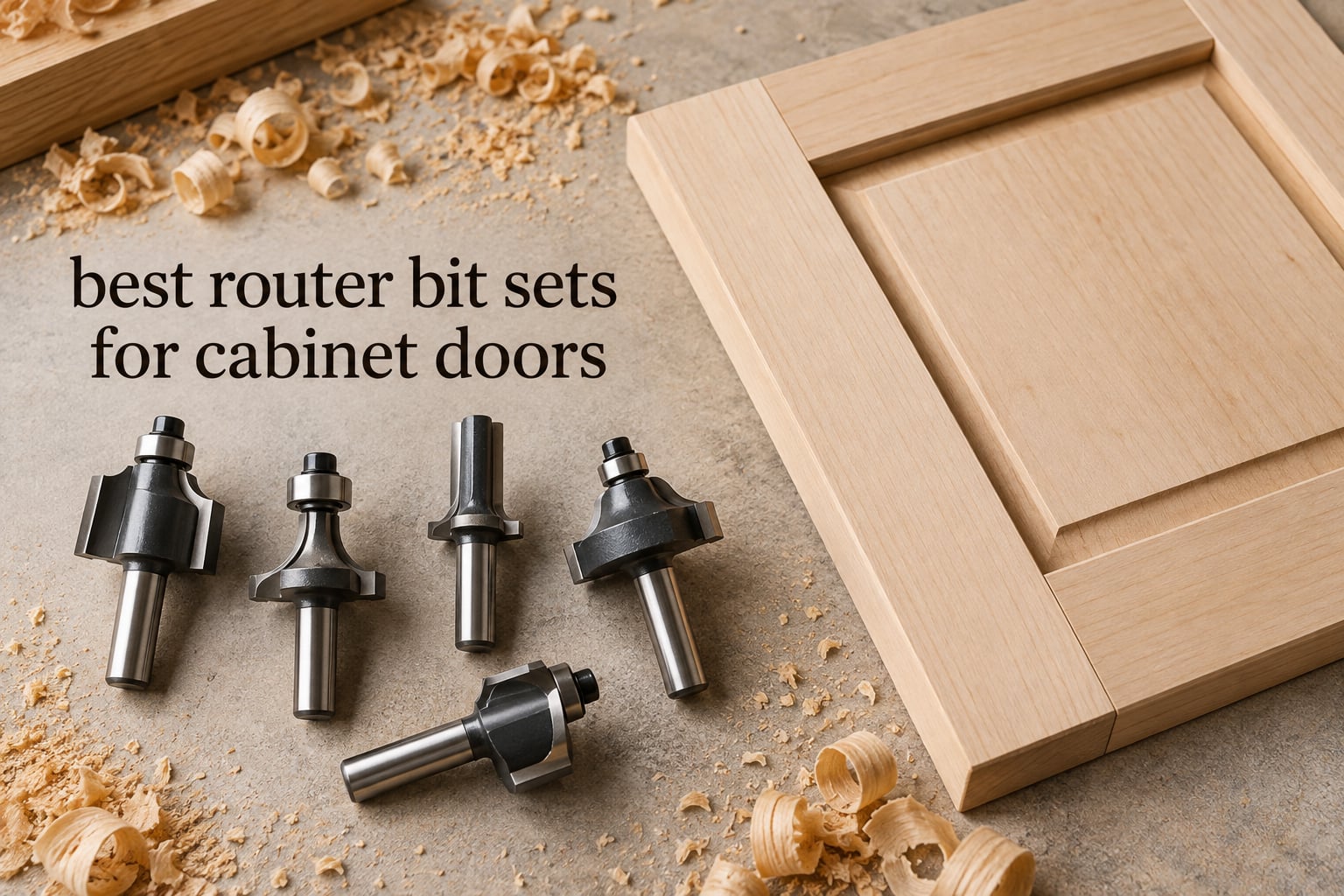 best router bit sets for cabinet doors