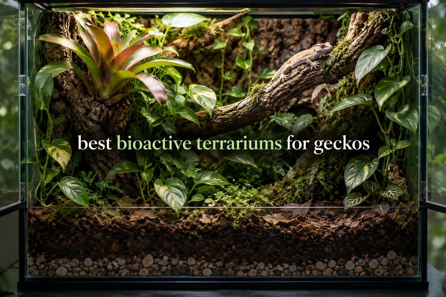 best bioactive terrariums for geckos