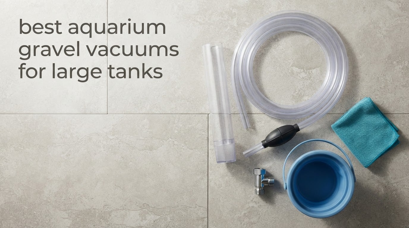 best aquarium gravel vacuums for large tanks
