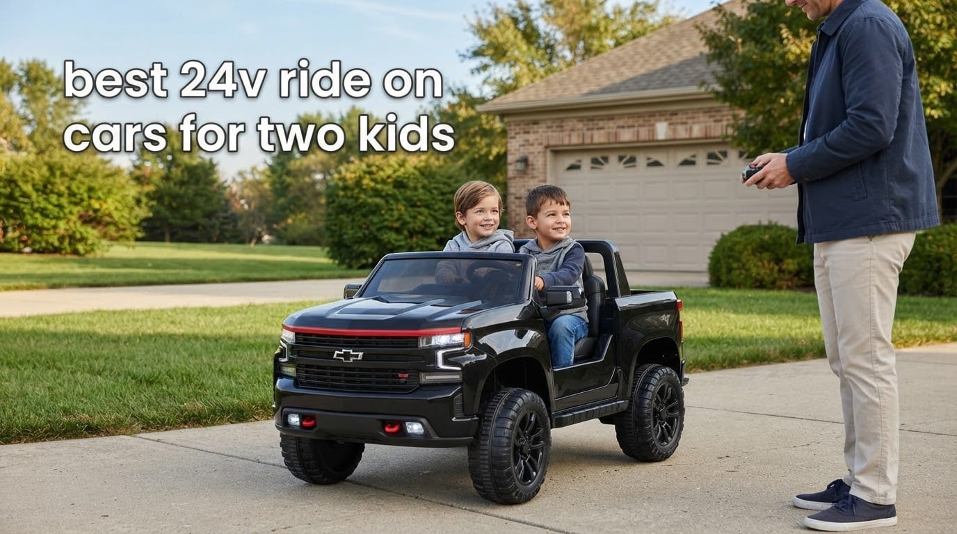 best 24v ride on cars for two kids