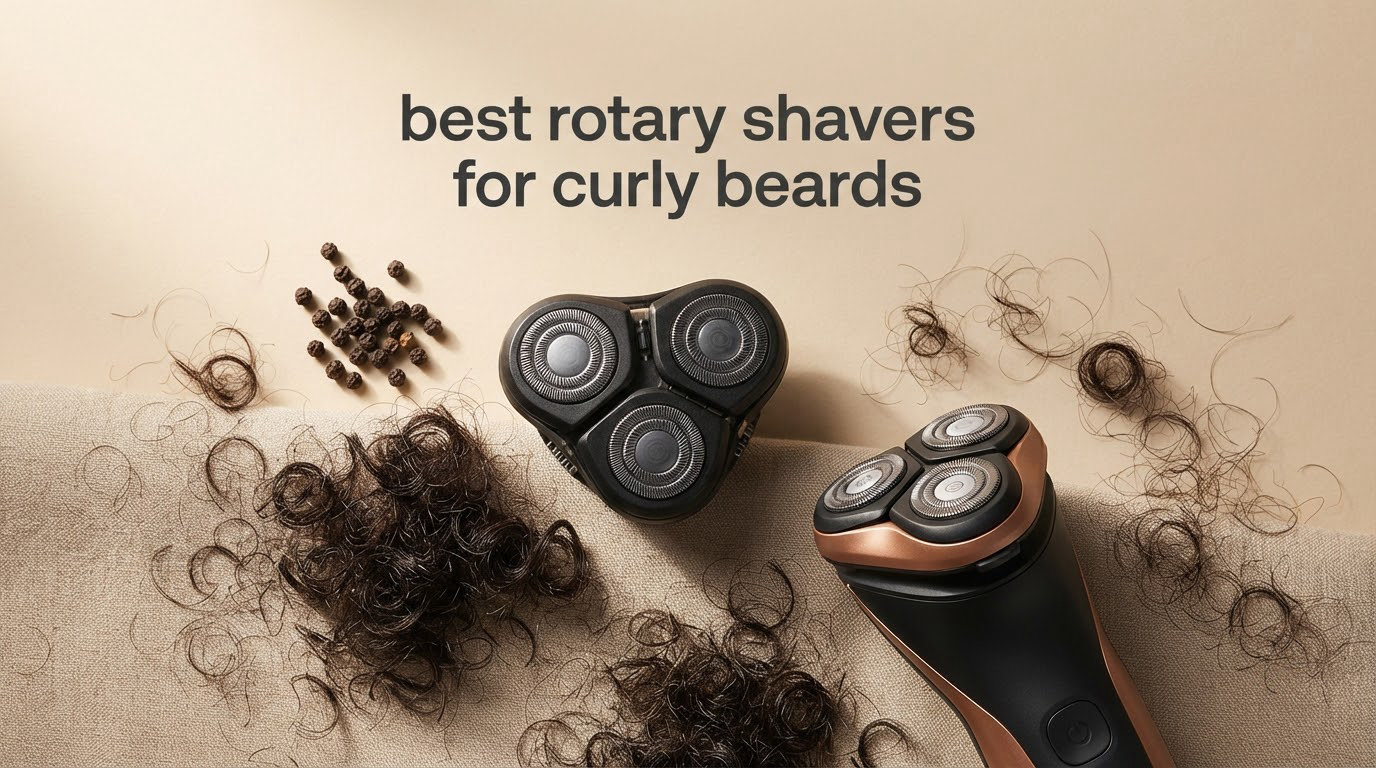 best rotary shavers for curly beards