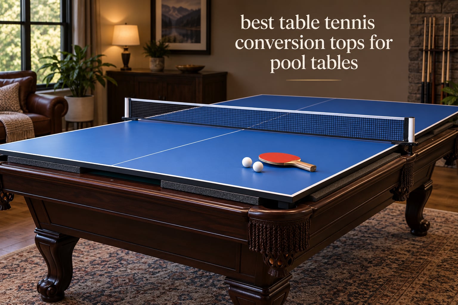 best table tennis conversion tops for pool tables