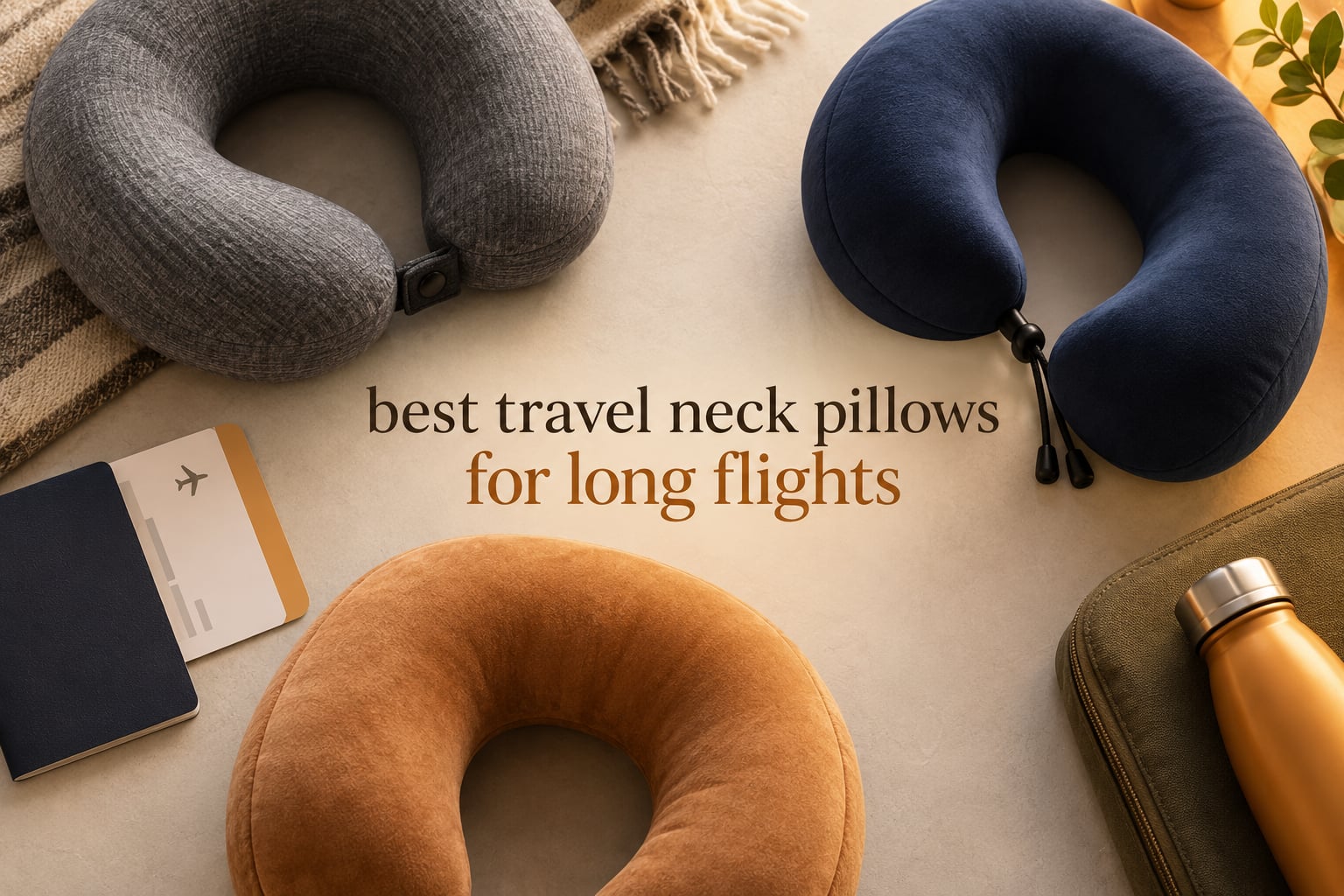 best travel neck pillows for long flights